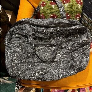 Windbreaker material Vera Bradley foldable small duffel bag